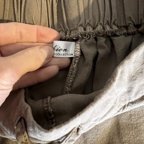 The Fashion Boutique at Amazon, tan elastic waist chinos - Picture 2 of 6